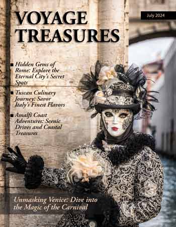 Cover design for a travel magazine